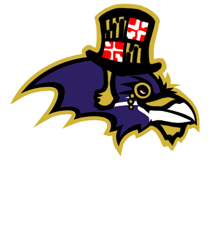 Baltimore Ravens British Gentleman Logo iron on transfers